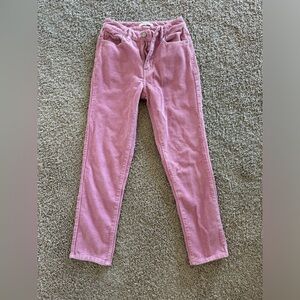 NWOT Pacsun Pink Corduroy Mom Jeans | Size: 24